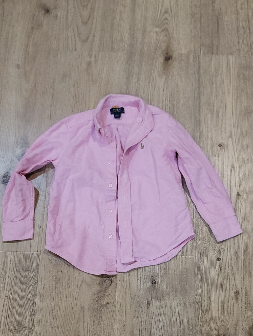 Polo by Ralph Lauren Pink Button-Down Oxford Shirt for Kids Size 5